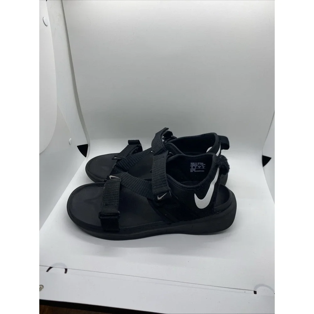 Nike Vista Men's Size 10 Sport Loop Strap Sandals Black w/ White DJ6606-001